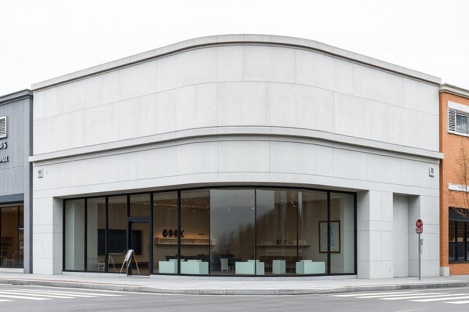 Renderização arquitetônica — Comércio