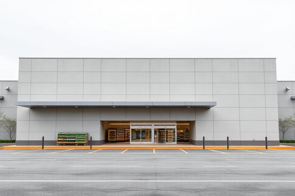 Renderização arquitetônica — Supermercados